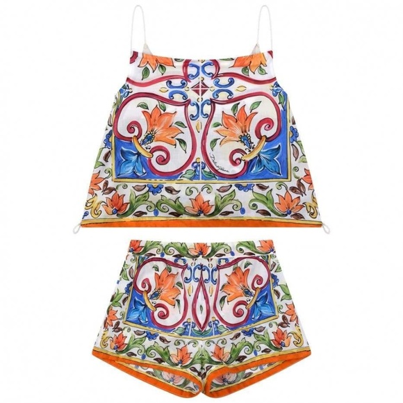 Dolce Gabbana Girls Maiolica 
